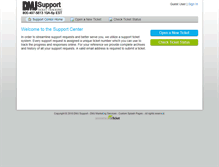 Tablet Screenshot of dmjsupport.com